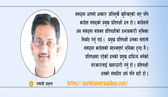 संसद् जीवन्त बनाउने दायित्व