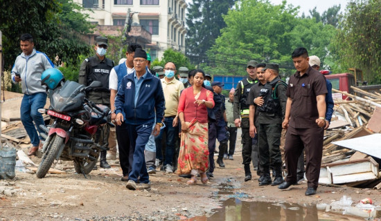 अव्यवस्थित बस्ती हटाइएका स्थान संरक्षण गर्न निर्देशन