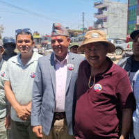 धनगढीको टोली अपी बेस क्याम्पको पदयात्रामा