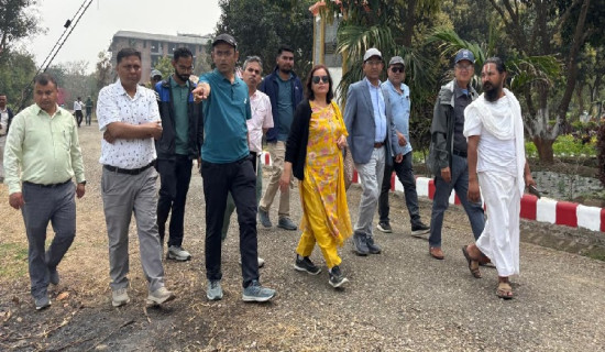 गजेन्द्रमोक्ष धाममा तटबन्ध र घाट निर्माण तीव्र : कटान जोखिम न्यूनीकरण