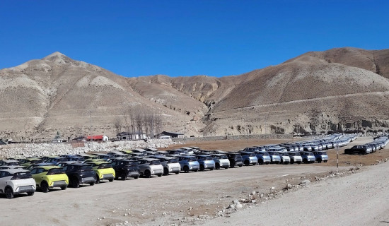 कोरला नाकाबाट विद्युतीय सवारीसाधन आयात घट्यो