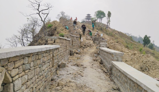 सुदूरपश्चिमको पहिलो केबलकार : धमाधम काम हुँदै