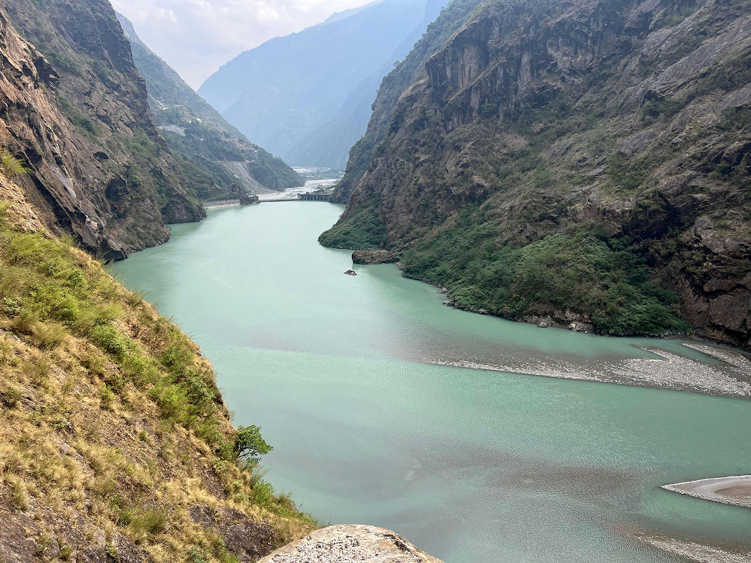 माथिल्ला तामाकोशी जलविद्युत आयोजनाको बाँधस्थल