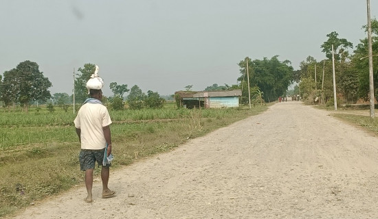 सलेमपुर–हीरापुर सडकः जिविसदेखि बजेट खर्च, अझै धुलाम्मे