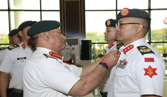 तीन सहायक रथीको उपरथीमा पदोन्नति