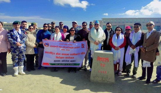 कोरला नाका गण्डकी प्रदेशको प्राथमिकतामा छ : मुख्यमन्त्री पाण्डे