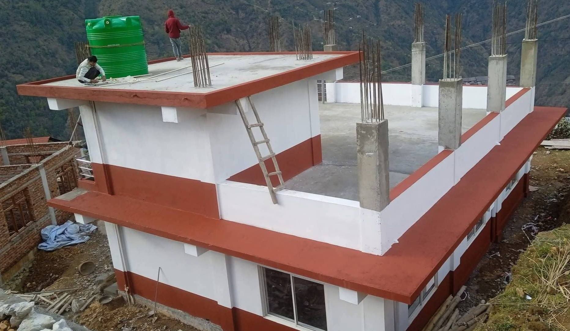 दमेकको वडा कार्यालय भवन निर्माण