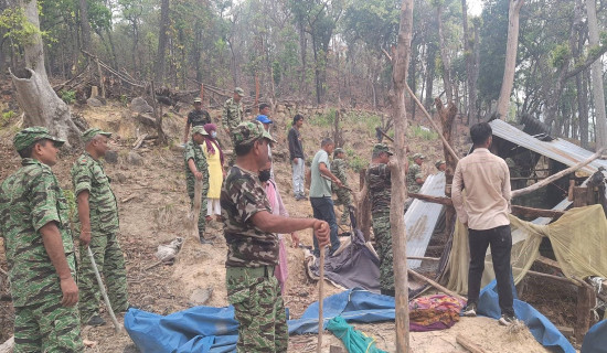 चुरेमा भएको वन अतिक्रमण हटाइयो