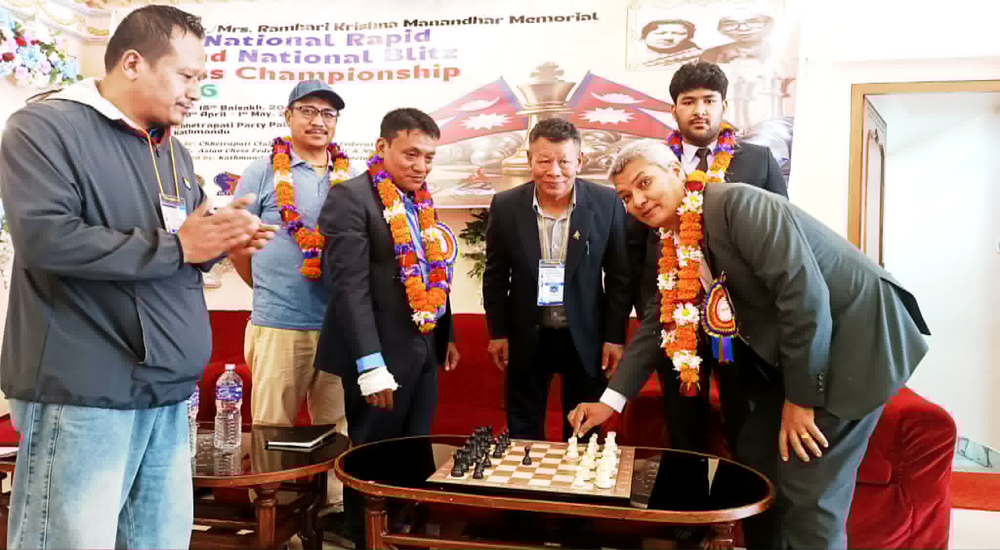 राष्ट्रिय बुद्धिचाल सुरु, पहिलो दिन तीन खेलाडी शीर्षस्थानमा