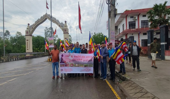 दाउन्ने पूर्वी खण्ड एकतर्फी ढलानले जोडियो