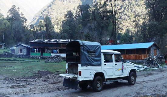 धवलागिरिको फेदी दोभानमा पुग्यो सडक