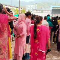 बुढीगण्डकीमाथि बेलिब्रिज निर्माण हुँदै