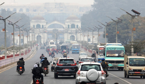 वर्षासँगै घट्यो उपत्यकाको प्रदूषण