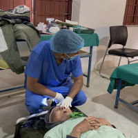 बस र मोटसाइकल जुध्दा चालकको मृत्यु