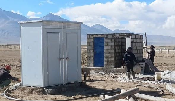 कोरला नाकामा निर्माण गरिए १० वटा शौचालय