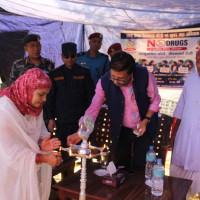 मलङ्गवामा निषेधाज्ञाको अवज्ञा गर्दै प्रदर्शन