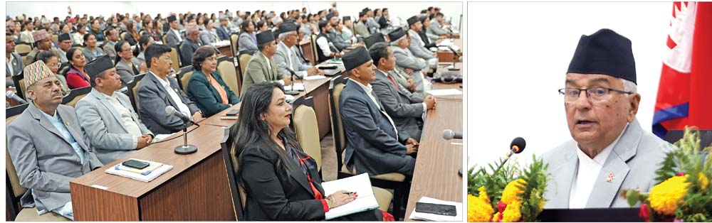 सरकारको नीति तथा कार्यक्रम प्रस्तुत