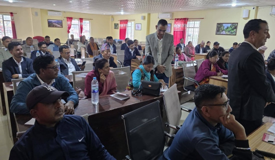 गुल्मीमा ‘विपद् तथा राहत वितरण मापदण्ड २०८१’ सम्बन्धी अन्तरक्रिया