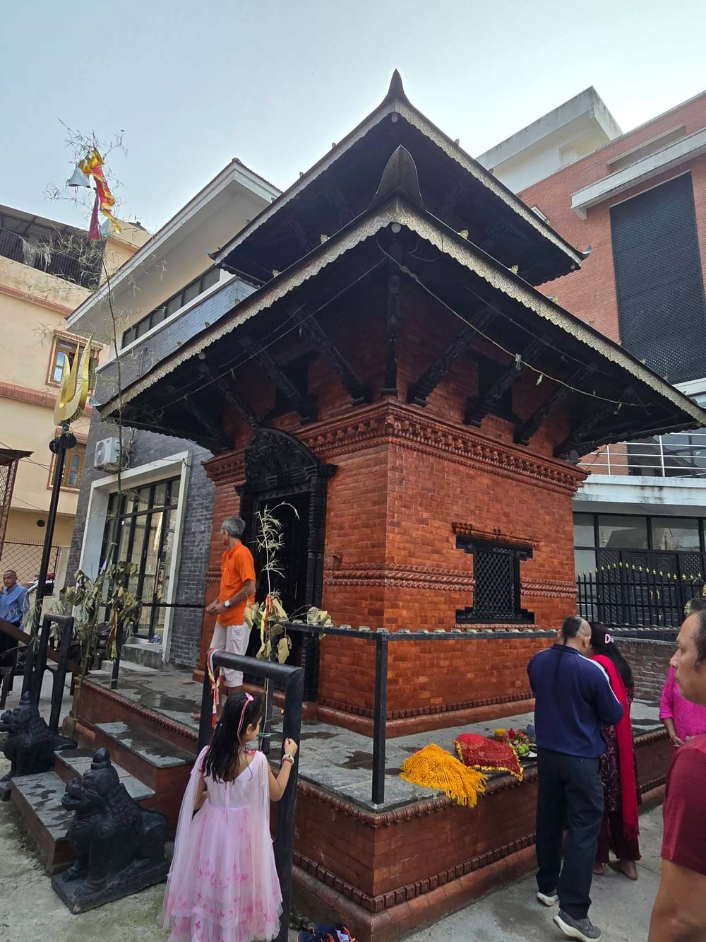 सात सय वर्ष पुरानो बाघभैरव मन्दिर पुनर्निर्माण