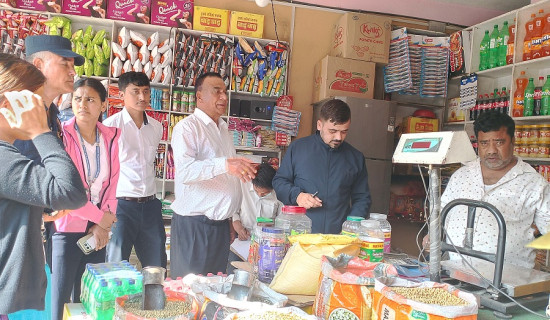बेँसीसहरमा बजार अनुगमन, अनिवार्य मूल्यसूची राख्न निर्देशन