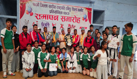 १७ औं जिल्ला स्तरीय राष्ट्रपति रनिङ्ग शिल्डमा कोहलपुर प्रथम