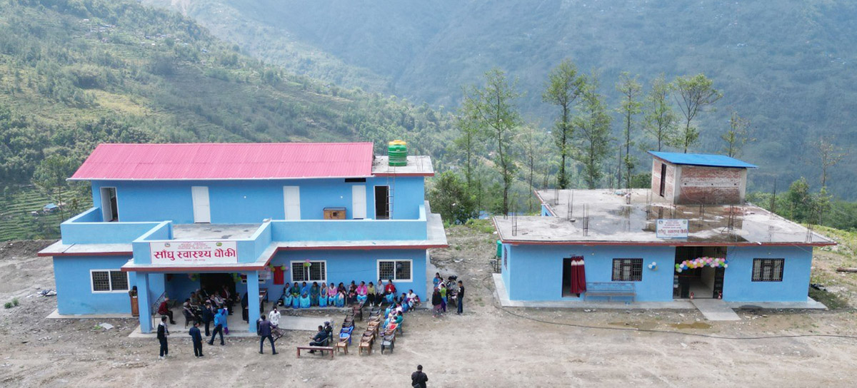 साँघु स्वास्थ्य चौकीको दुईवटा भवन निर्माण