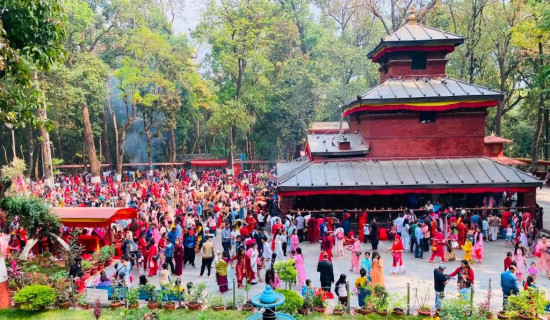 कालिका मन्दिरको वैशाख महिनामा ६१ लाख आम्दानी
