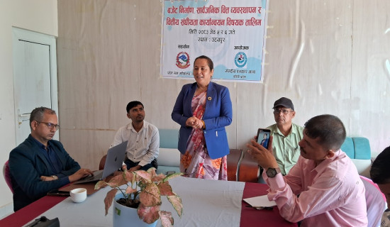 पानीका स्रोत संरक्षण र भूक्षय नियन्त्रण स्थानीयलाई राहत