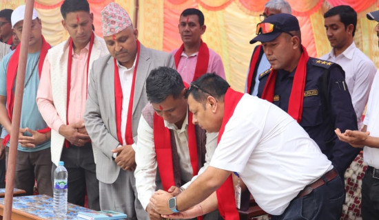 चन्द्रकोटको ‘चौथो अध्यक्ष कप’ भलिबल सुरु