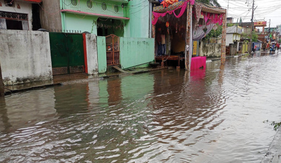 अविरल वर्षाका कारण सर्वसाधारणको बिचल्ली