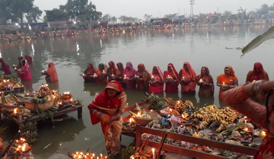 मिथिलाञ्चलमा छठको तयारी पूरा