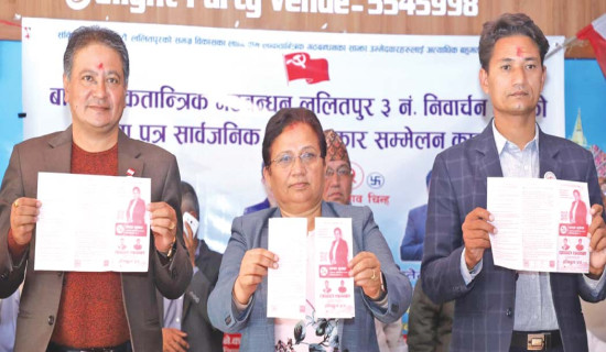 ललितपुर क्षेत्र नं. ३ मा प्रतिबद्धतापत्र सार्वजनिक