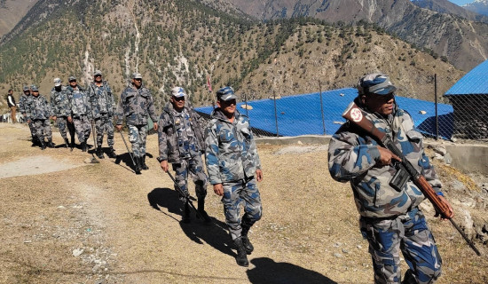 हुम्लामा चुस्त सुरक्षा व्यवस्था