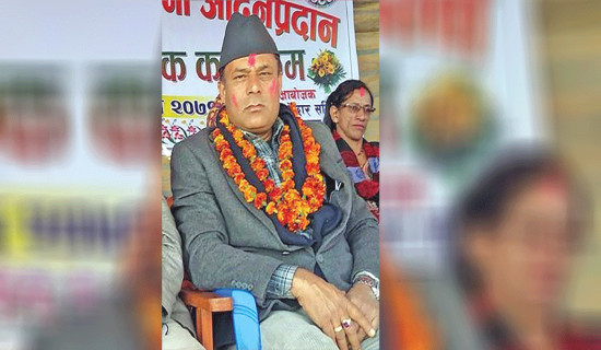 नेपाल नगरपालिका सङ्घको अध्यक्षमा ढुङ्गाना