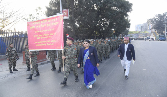 प्रभातफेरी कार्यक्रम सम्पन्न