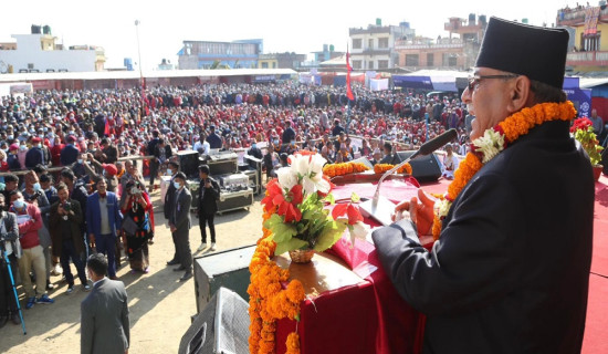 अर्थतन्त्रको विकासमा निजी क्षेत्रको योगदान महत्त्वपूर्ण : प्रधानमन्त्री प्रचण्ड