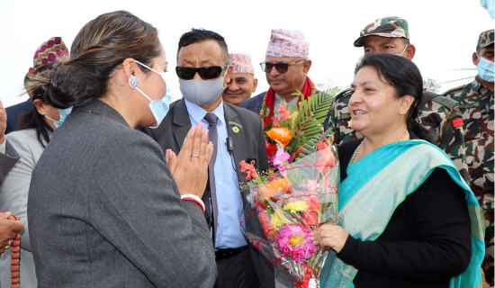 राष्ट्रपति भण्डारी भोजपुरमा