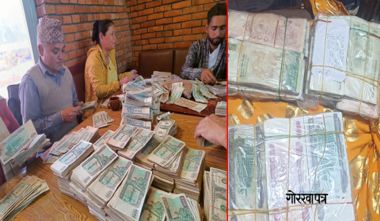 लुम्बिनीबाट एक करोड १७ लाख विदेशी मुद्रा सटही गरिने