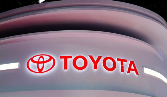 टोयोटाको विश्वव्यापी कार बिक्री दरमा कमी