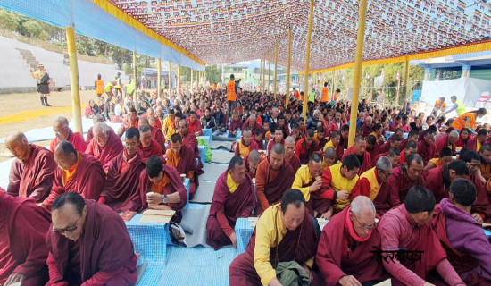 बज्र गुरु मन्त्र जपमा बिस हजार भक्तजन सहभागी