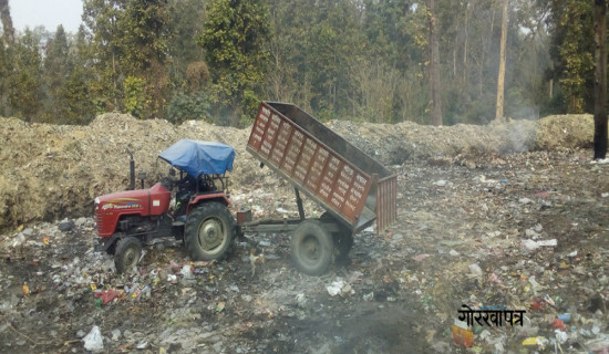 पेचिलो बन्दै फोहोर व्यवस्थापन, डम्पिङ साइड प्राथमिकतामा परेन