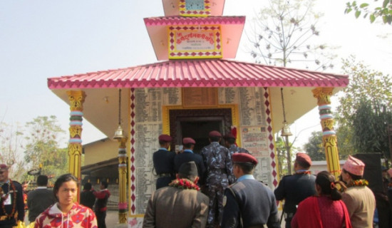 चैतेदशैँका लागि त्रिशूली देवी मन्दिर खुल्यो