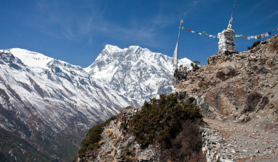 अन्नपूर्ण पदमार्गमा तीन महिनामा साढे दुई हजार पर्यटक