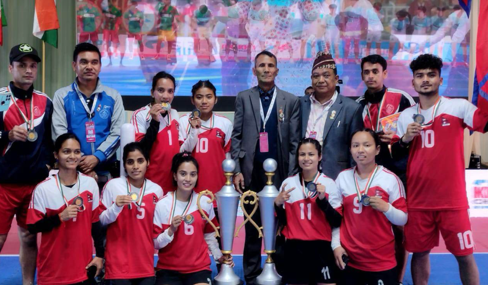 चौथो एसियाली खो खो प्रतियोगितामा नेपाल दोस्रो
