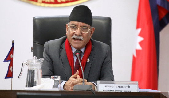 मिटरब्याज पीडितले प्रधानमन्त्रीसँग भेट गर्दै