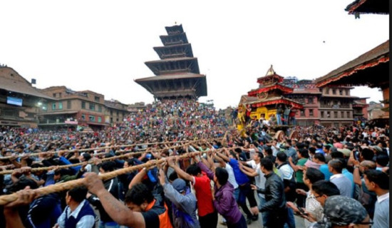 भक्तपुरमा आजदेखि बिस्का : जात्रा