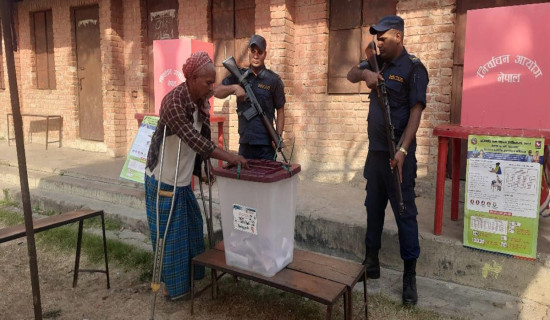 उपनिर्वाचन : बारा–२ मा ६० प्रतिशत मत खस्यो