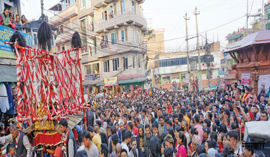 बनेपामा चण्डेश्वरी जात्राको तयारी