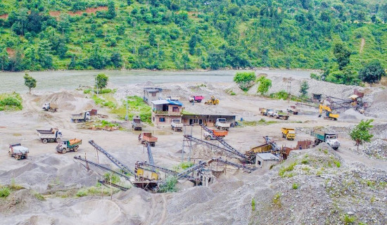 नुवाकोटका अधिकांश क्रसर उद्योग सञ्चालनमा, कम राजश्व तिर्दै