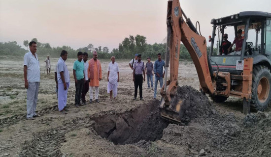 जीवजन्तुका लागि पानीको वैकल्पिक व्यवस्था